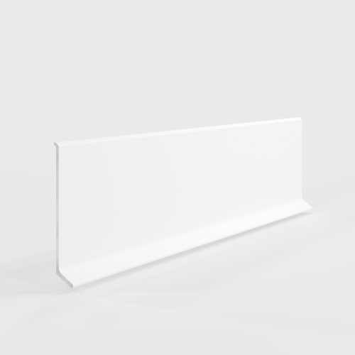 Фото Плинтус алюминиевый LACONISTIQ Adhesive 60мм Белый матовый RAL9016. (60*10*2500мм)