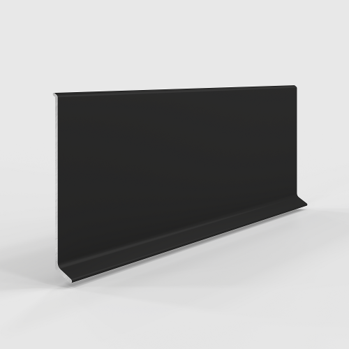 Фото Плинтус алюминиевый LACONISTIQ Adhesive 80мм Черный матовый RAL9005. (80*10*2500мм)